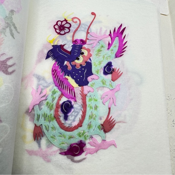 Vintage Chinese Paper-Cut Handicraft Folders Lot of 6 Folk Art Sets Jiǎnzhǐ - Picture 14 of 16